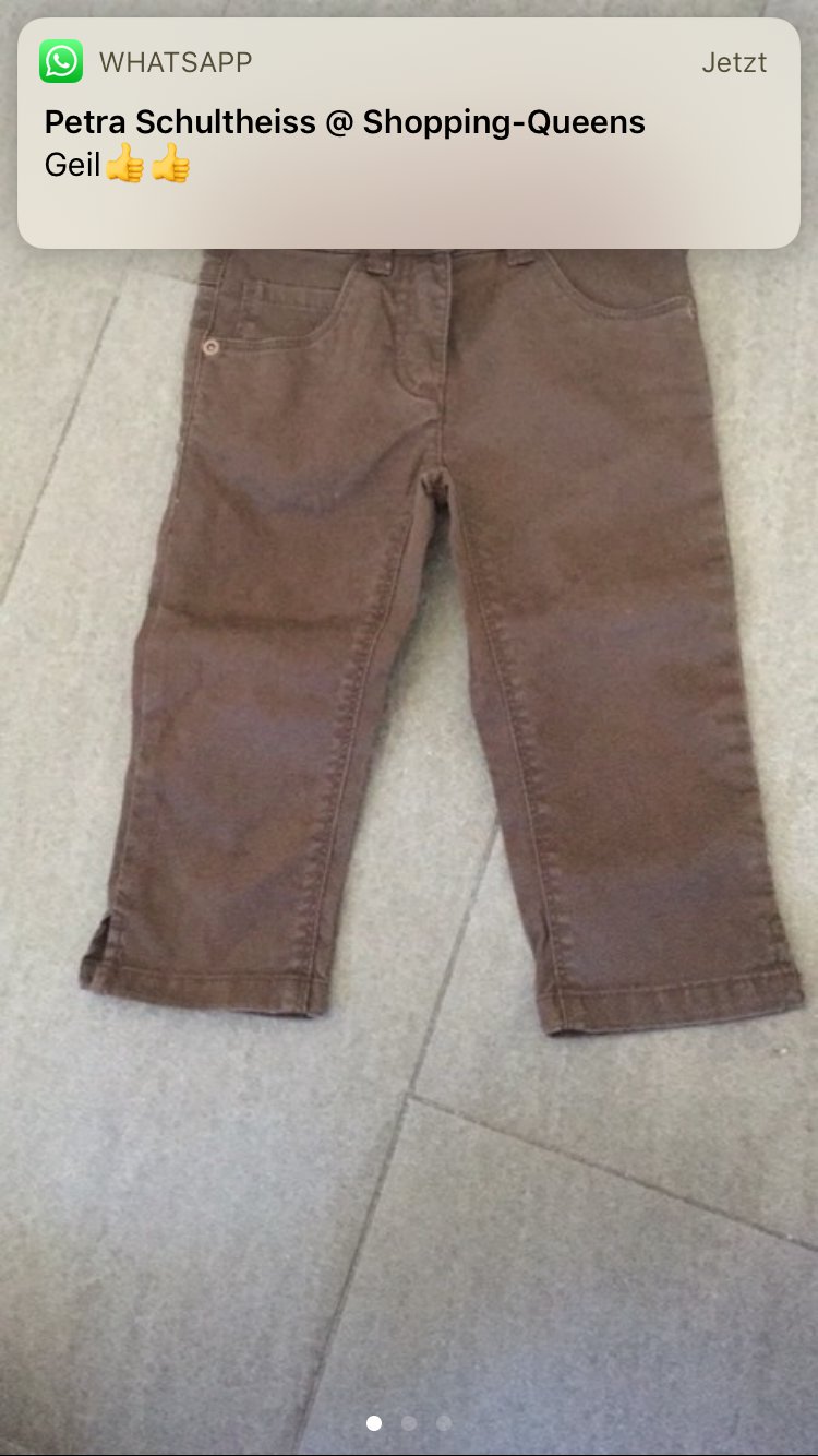 Esprit Caprihose in braun Grösse 116