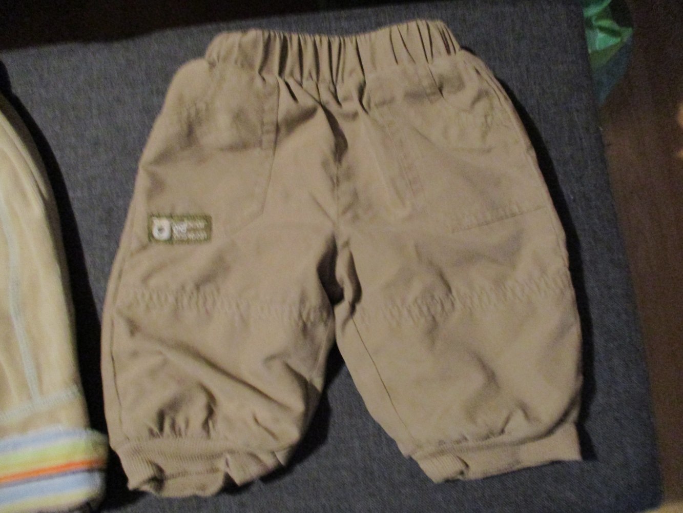 neu, 2 kuschelige babyhosen, gr. 62, beige, gummibund