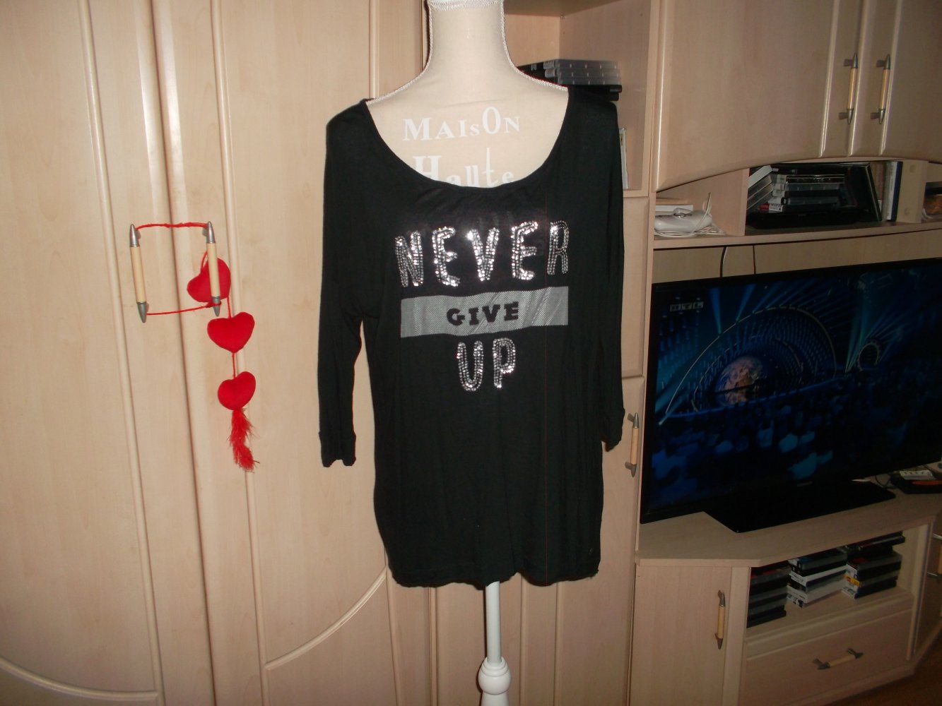 shirt,gr. l.von s.oliver.schwarz,neuwertig