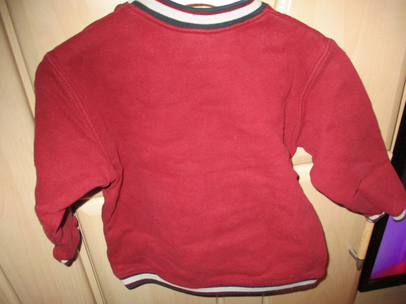 s.oliver,grösse 80,pullover,bordauxrot,druckknöpfe,baumwolle,top