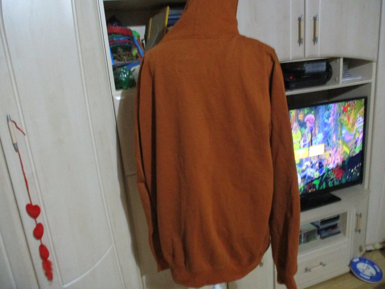 warmer brauner pullover,grösse 60/62xxl,für mann und frau