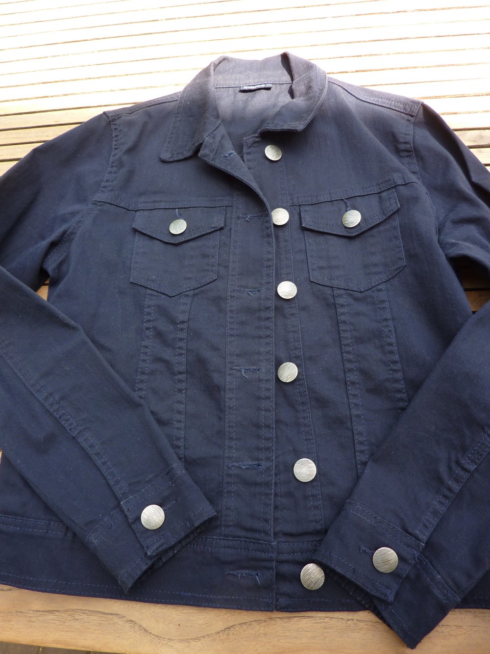 Jeansjacke Gr. 36 Farbe dunkelblau