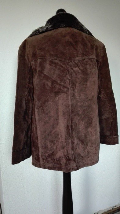 Braune Echtleder Jacke