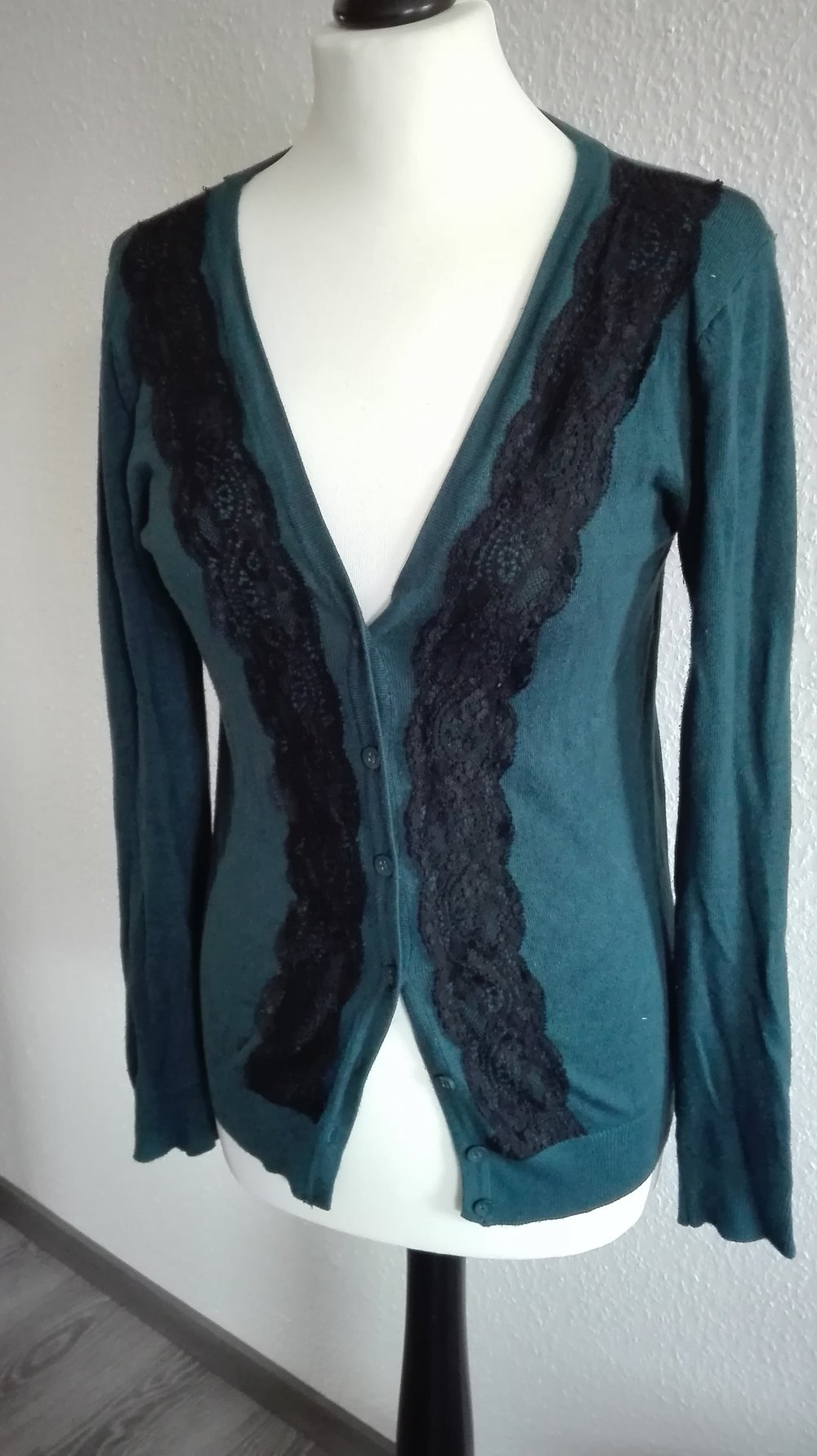 Cardigan mit Spitze