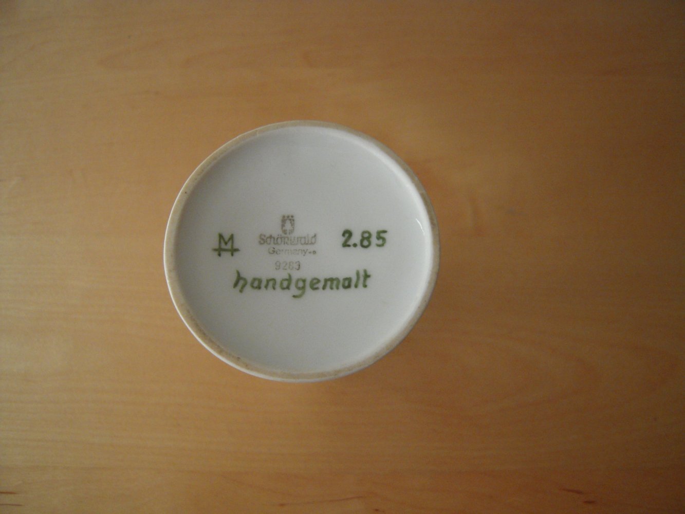 Vase handbemalt