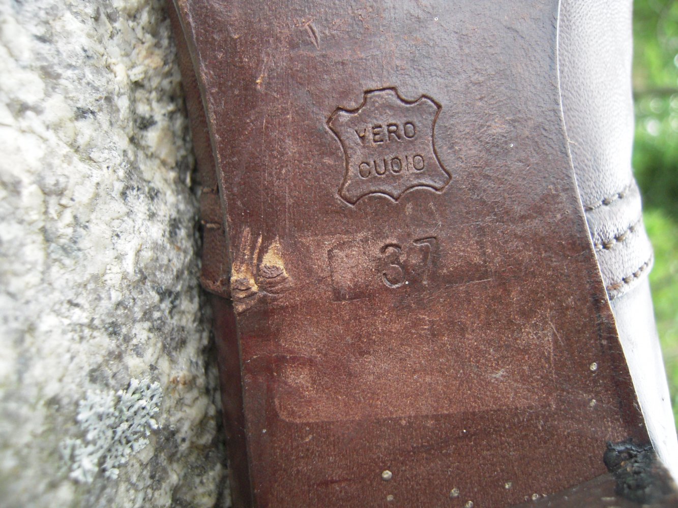 Schnürschuh Absatz