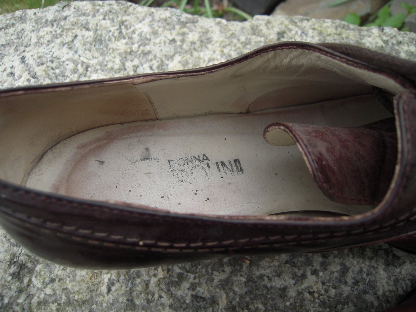 Schnürschuh Absatz