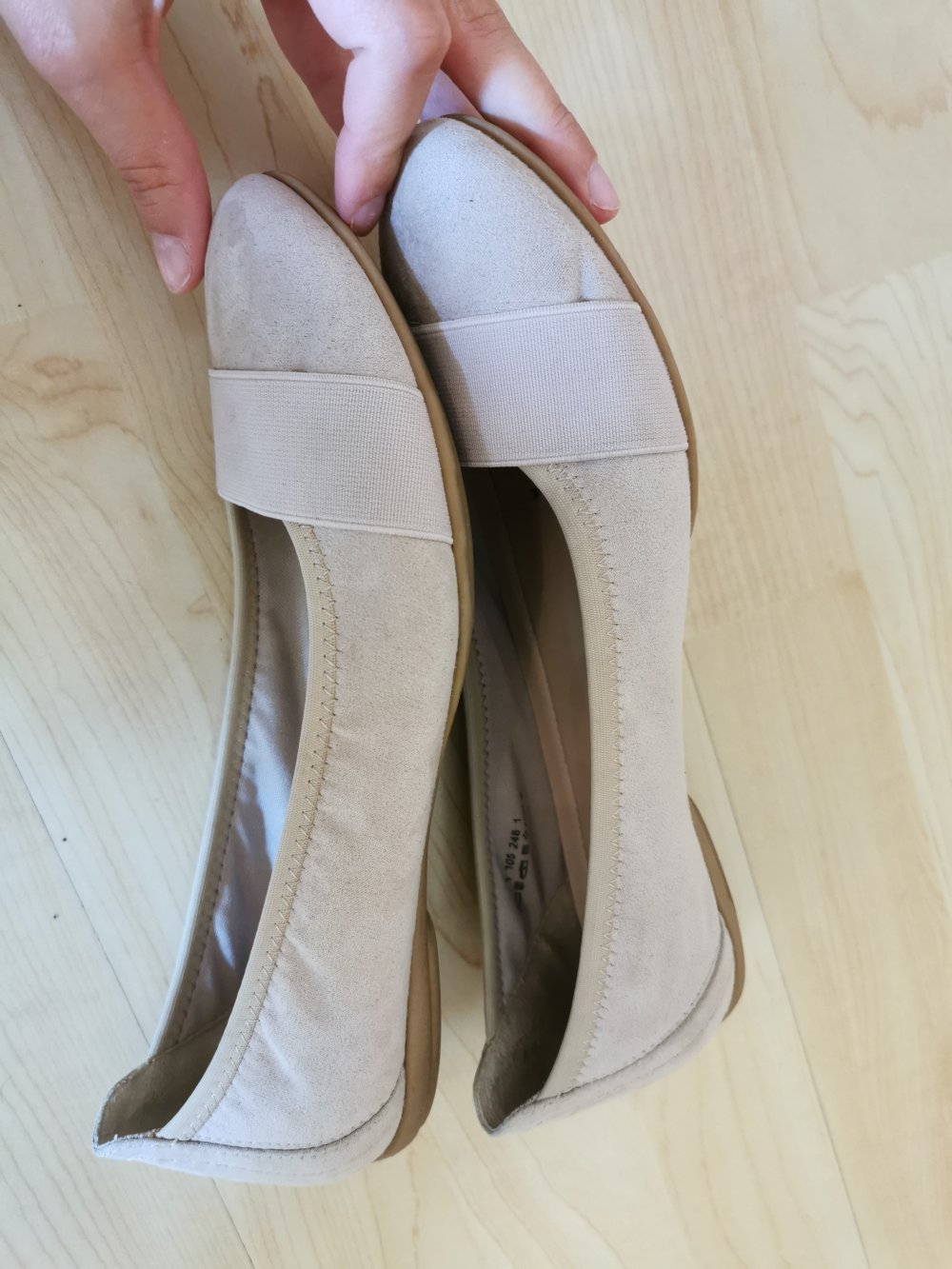 Schöne Ballerinas in Rosa