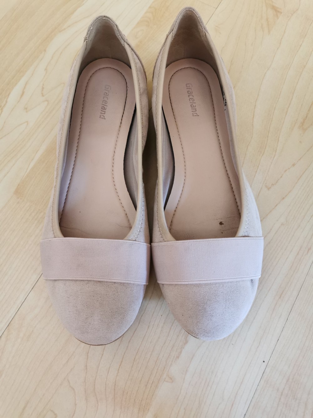 Schöne Ballerinas in Rosa