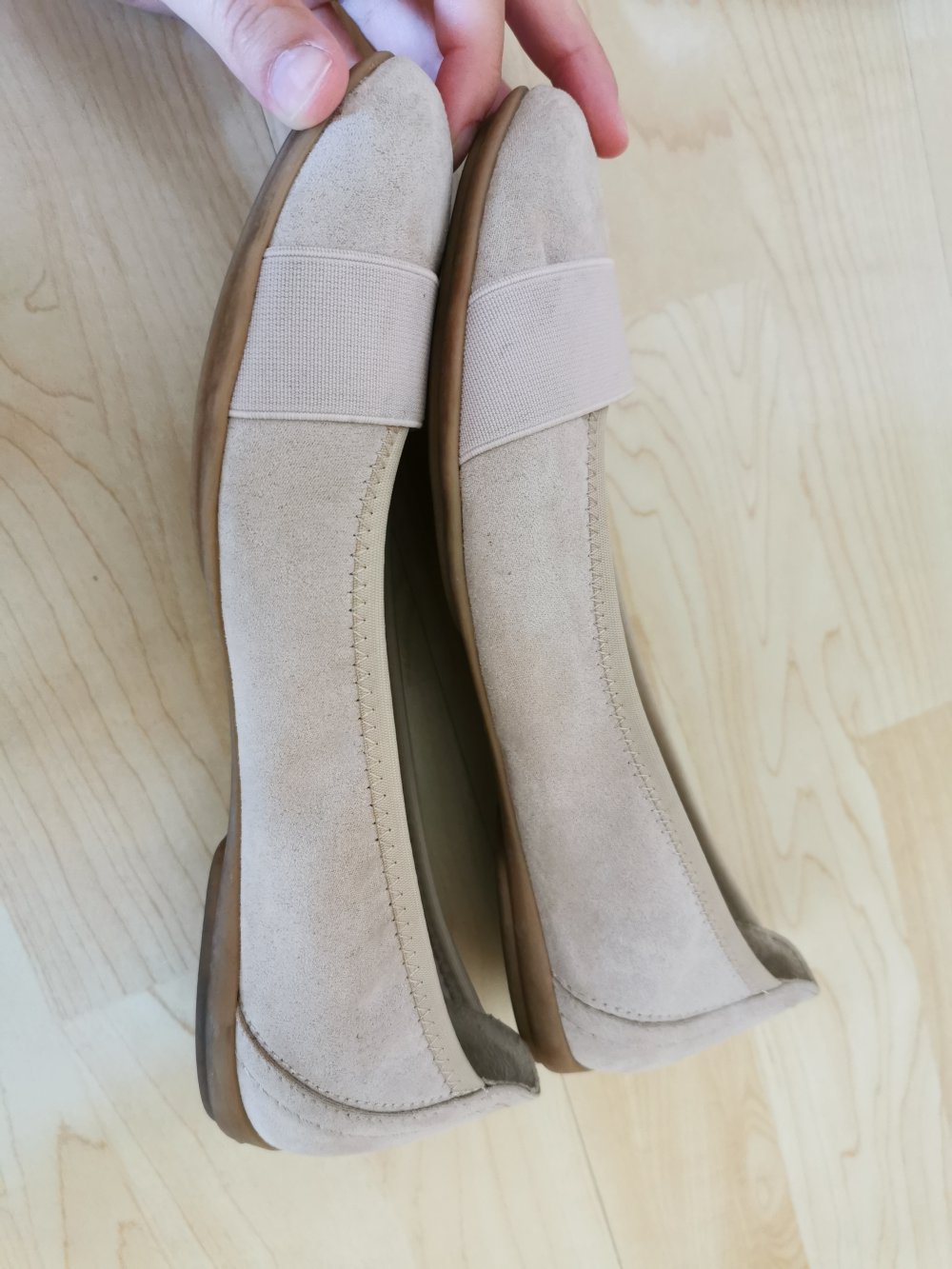Schöne Ballerinas in Rosa