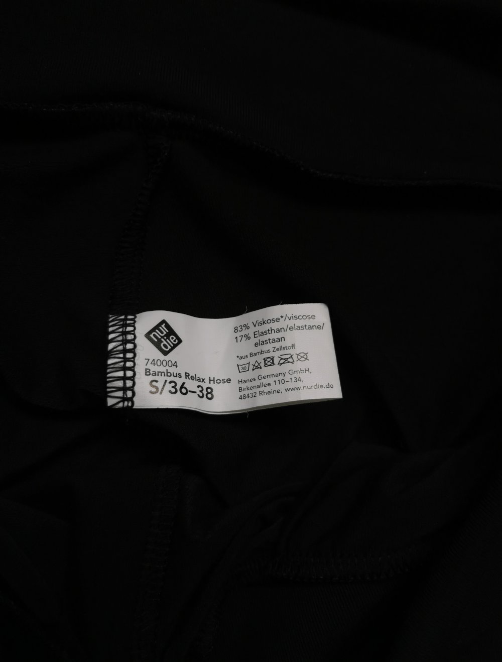 Lockere Jogginghose in Schwarz