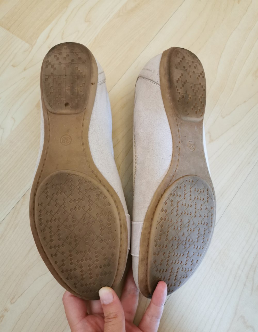 Schöne Ballerinas in Rosa