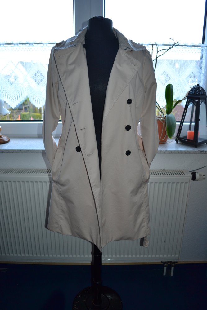 Trenchcoat Trench Mantel Esprit Klassisch beige Gr. 40
