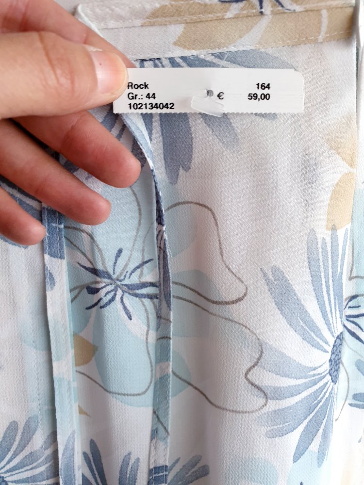 *Neu mit Etikett* Rock von Goldix Blumenprint Wickelrock (44) NP 59€