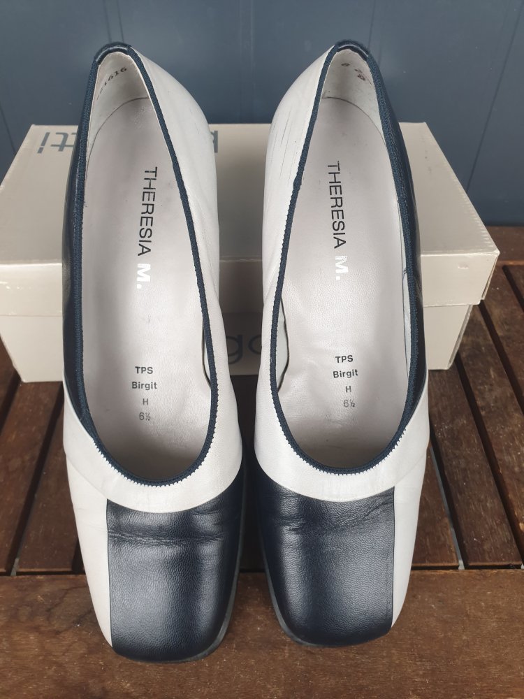 Theresia M: Modell Birgit Pumps Damenpumps Heels (6 1/2, Weite H