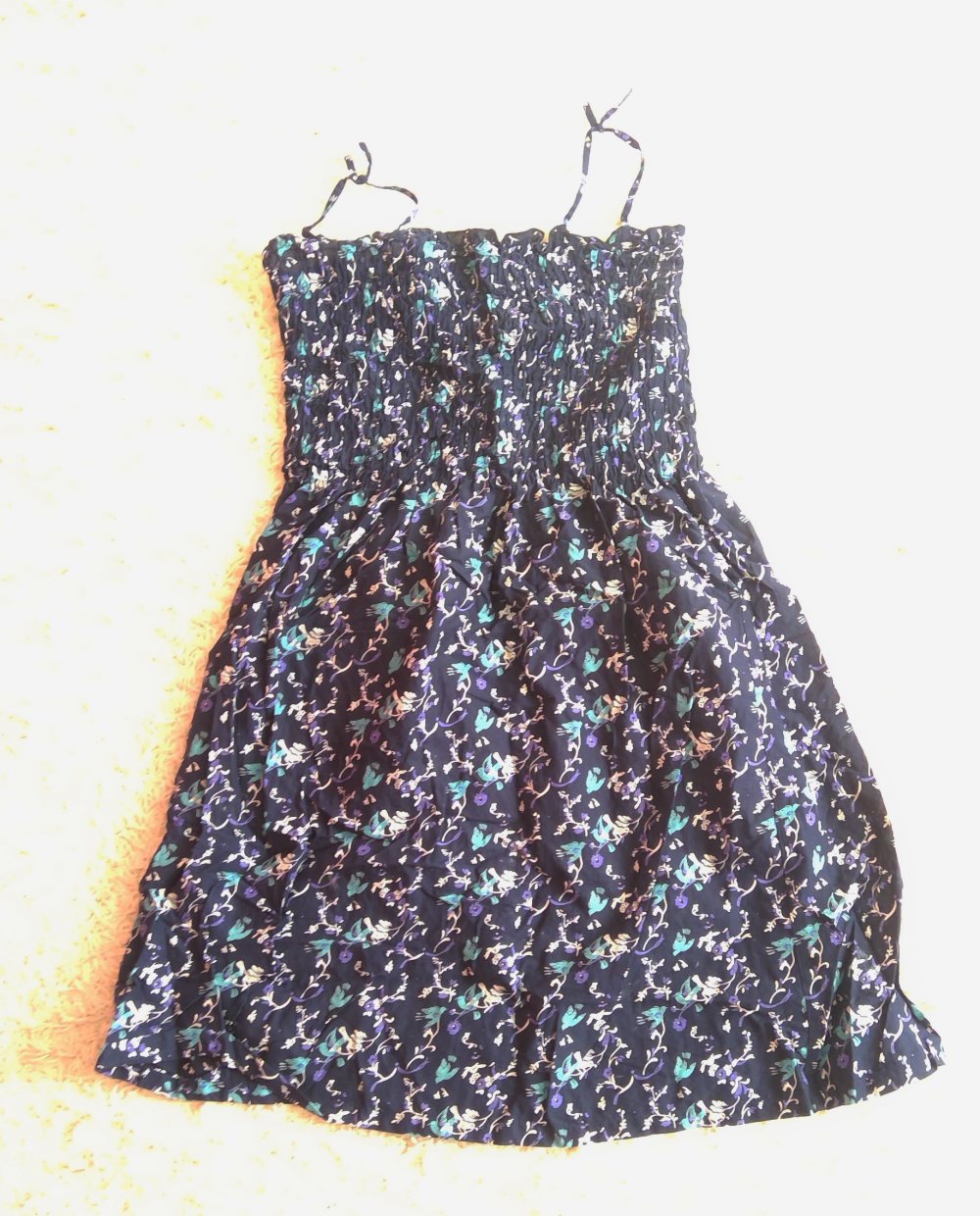 Blaues Sommerkleid
