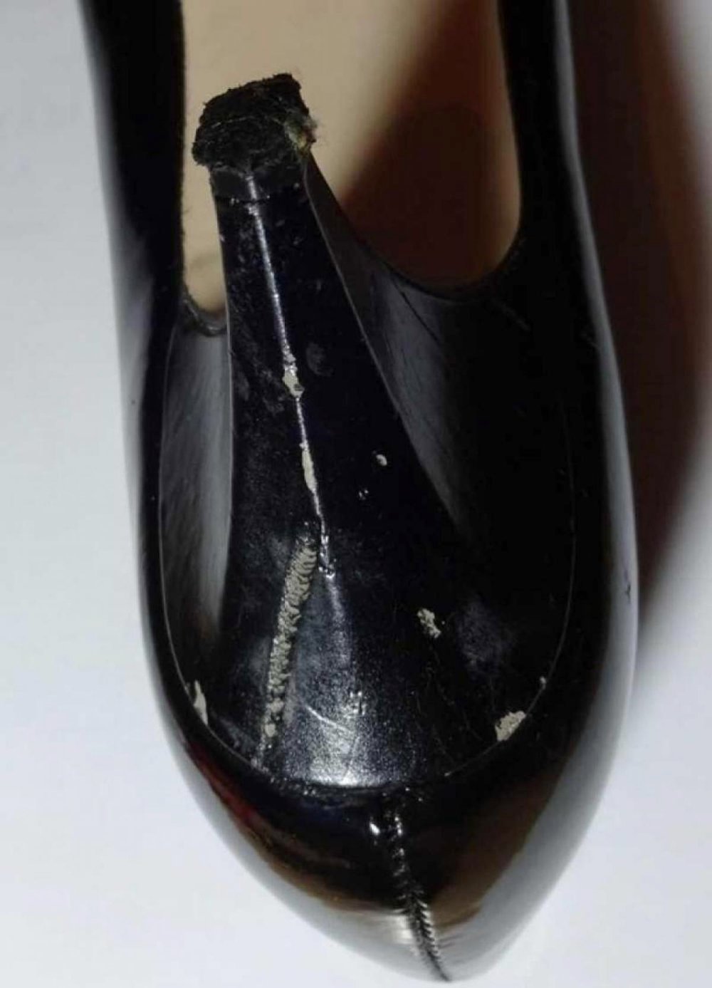 Lackschuhe mit Schleife Pumps Vintage 80er Gr. 39