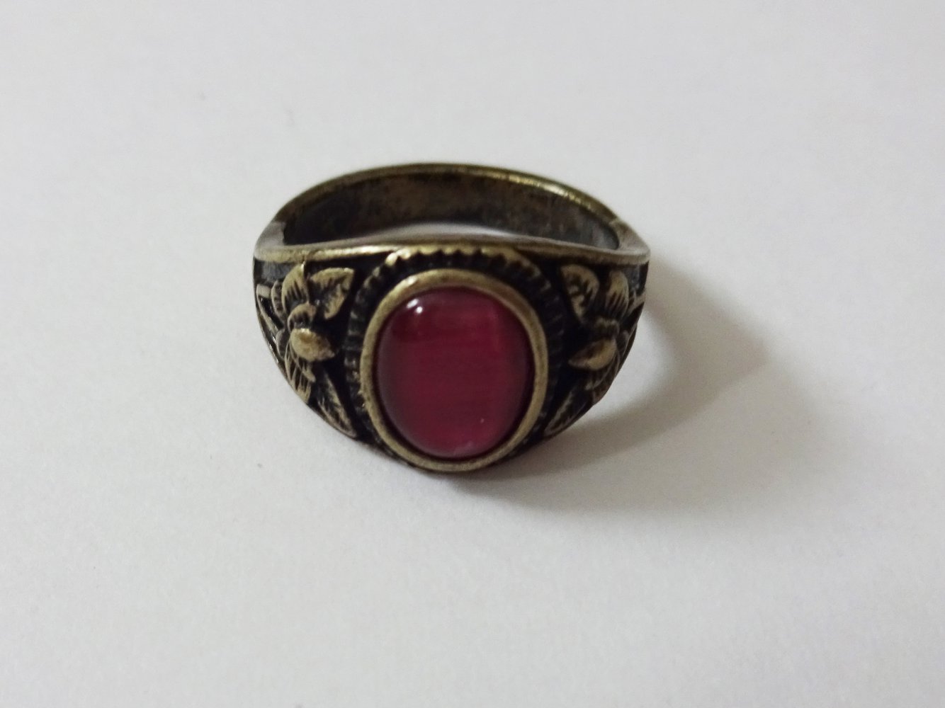 Ring Altgold Rosa Stein