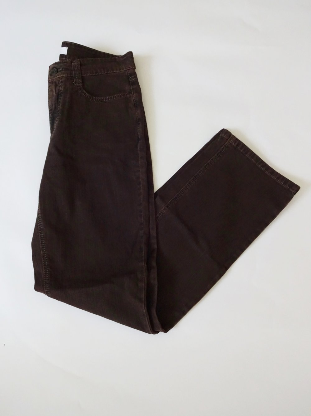Braune Mac Jeans Angela Gr. M