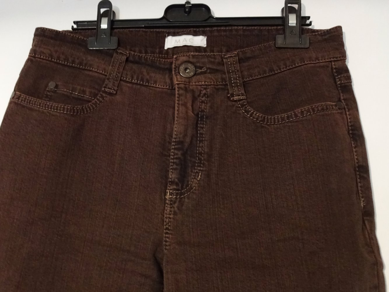 Braune Mac Jeans Angela Gr. M
