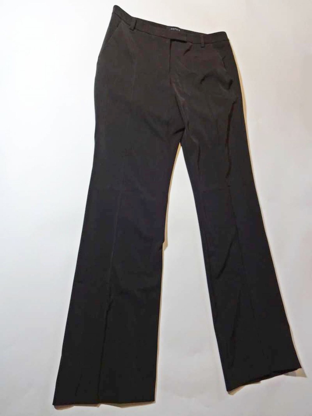 Dunkelbraune Hose Bootcut Stretch Anzughose Gr. 36 Gr. S