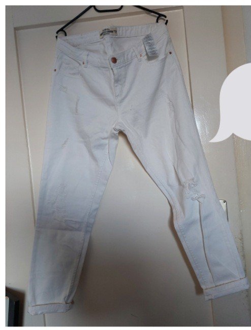 Damen Hose Weiß gr. 40 Janina