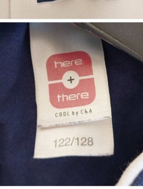 Jungen Top gr. 122/128 here + there C&A