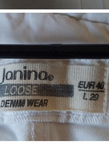 Damen Hose Weiß gr. 40 Janina