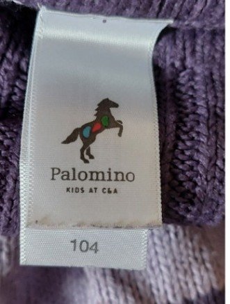 Mädchen Shirt gr. 104 Palomino