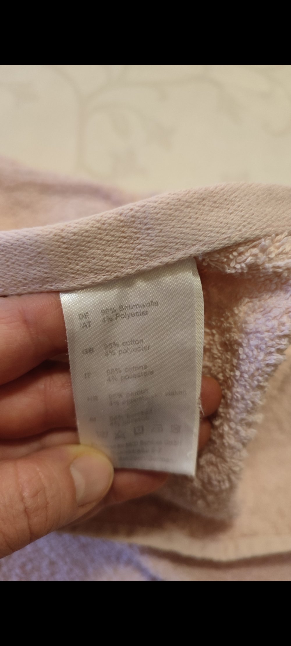 Handtuch und Waschlappen mit Einhörnern 
