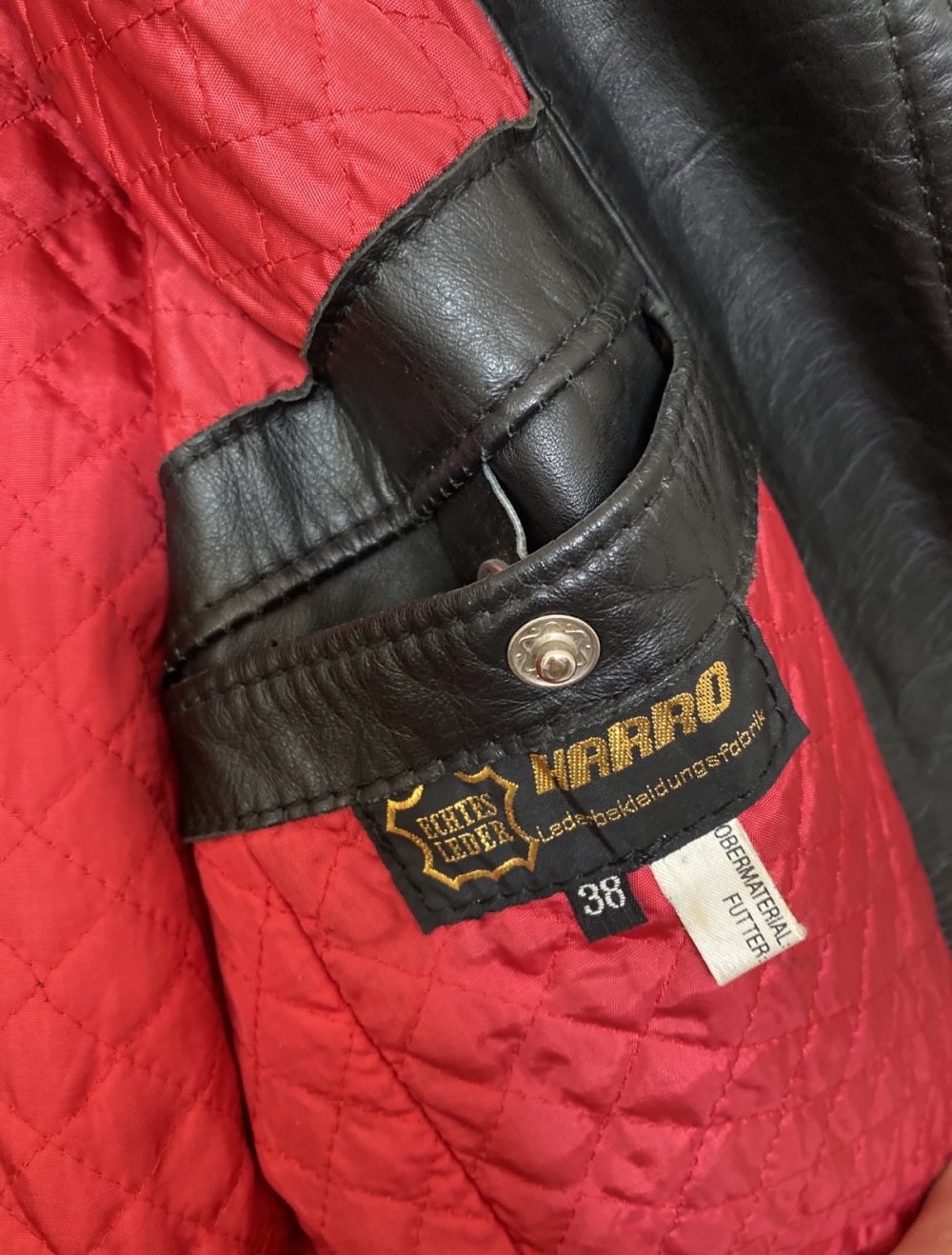 Echtleder Jacke