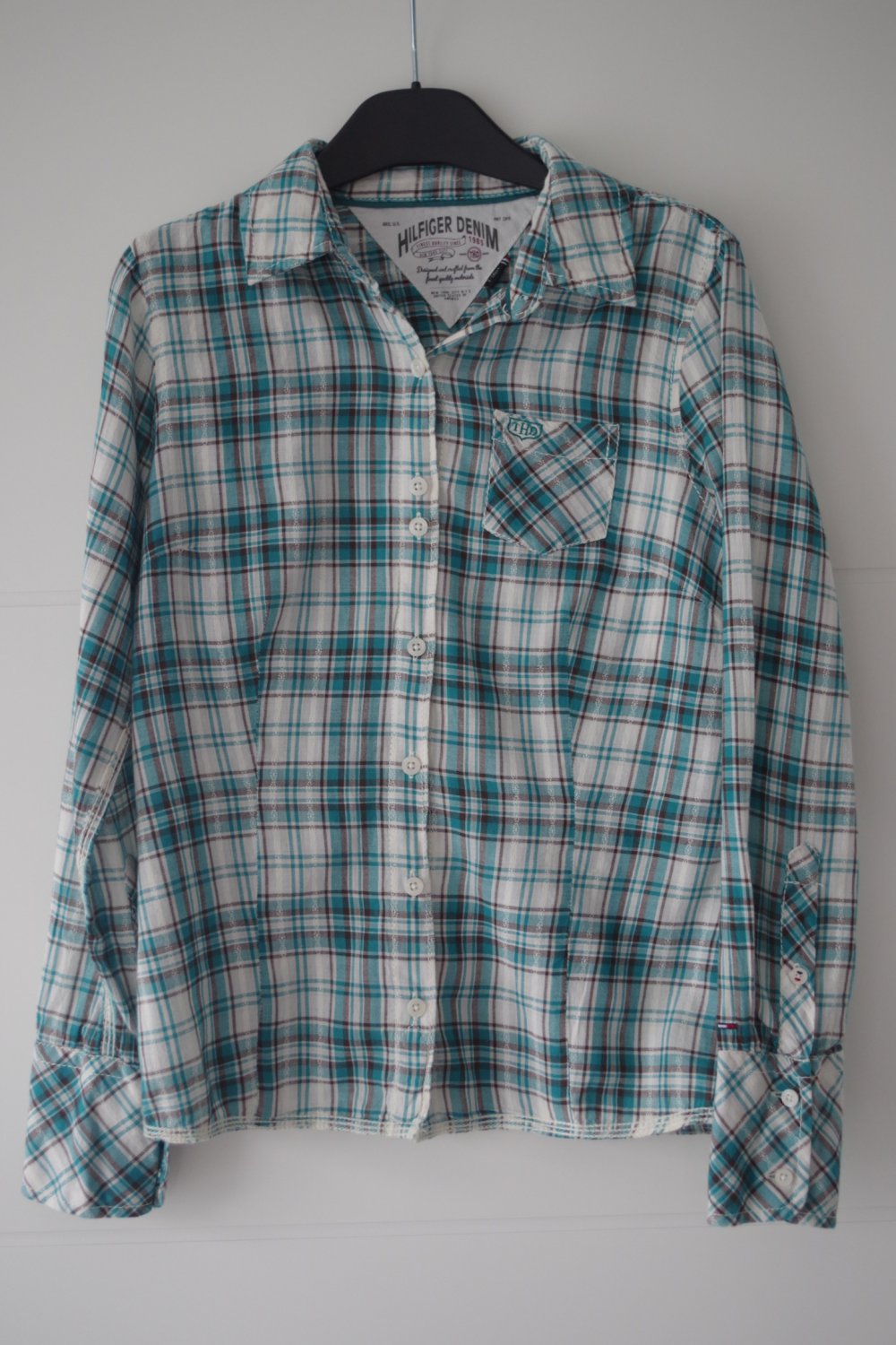 Karierte Hilfiger Denim Bluse, Hemd, XS