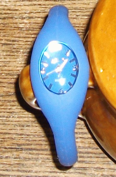 Blaue Silikon Uhr (Allergiker geeignet)