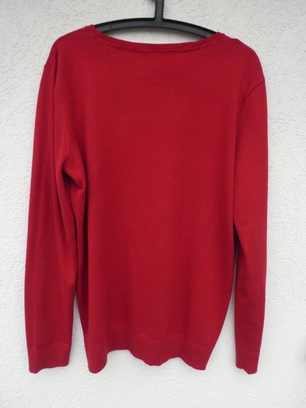 edc by Esprit – Damen Feinstrick-Pulli, rot - Gebraucht,  fast wie neu