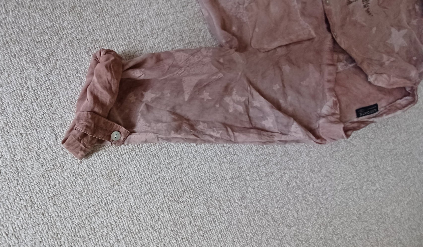 dünne Bluse mit Sternen