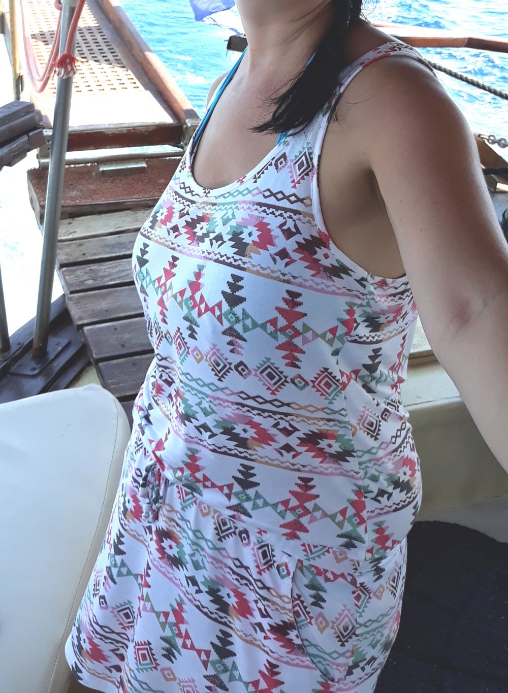 Strandkleid bunt