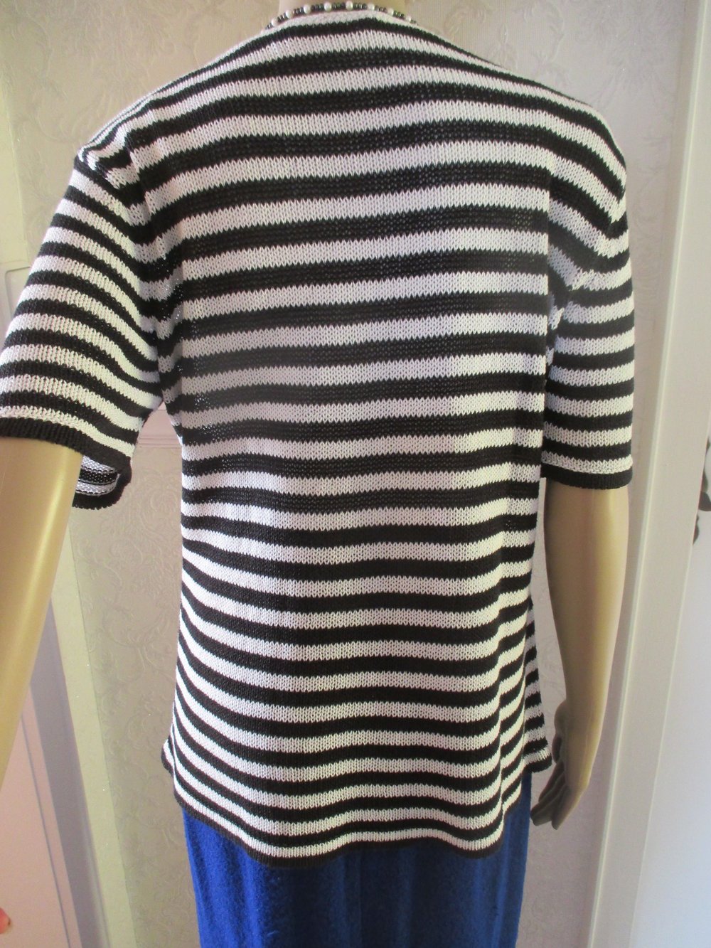 NEU * Marine * Sailor * Maritim * Navy * Halbarm * Kurzarm * Streifen * Strick * Pullover 