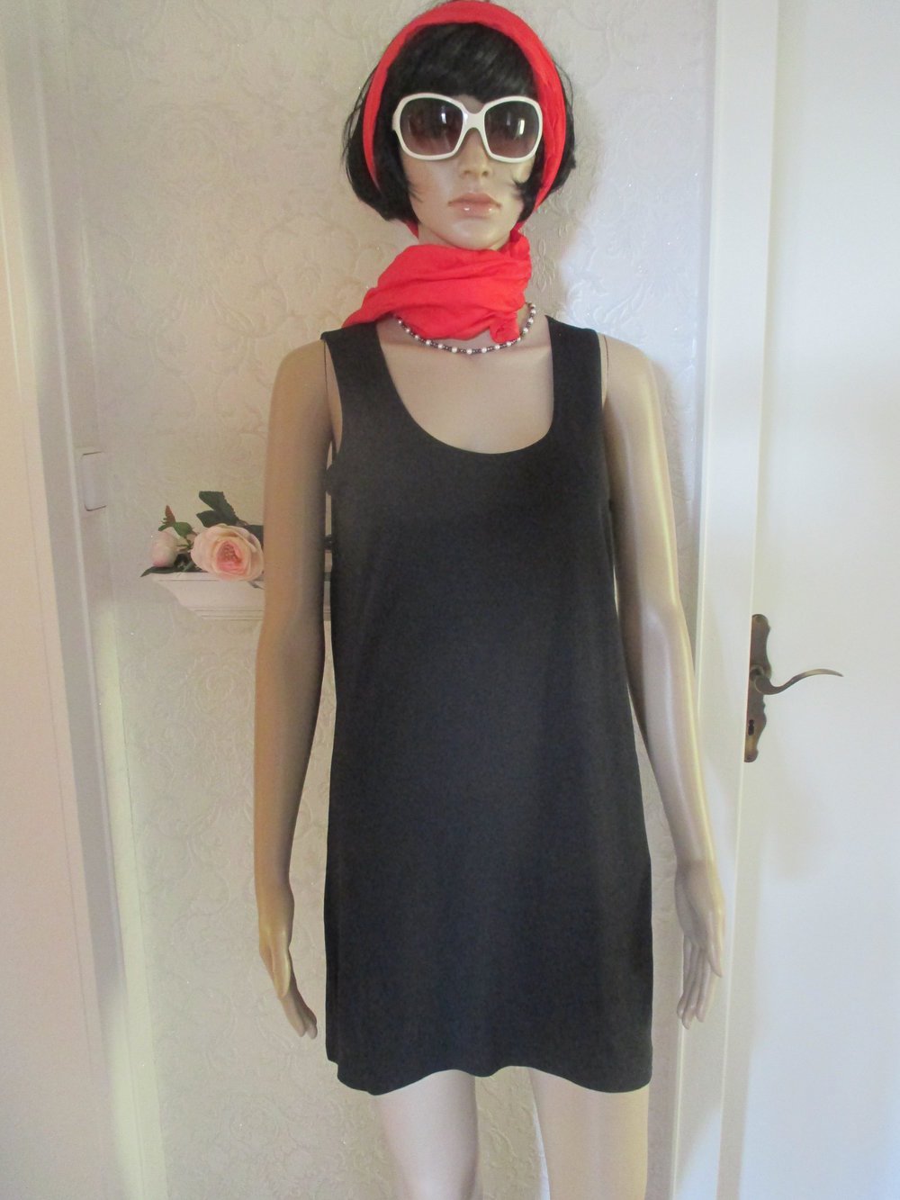 NEU * Abend * Ausgeh * Cocktail * Tanz * Etui * ärmellos * Strech * Mini- Kleid * Tunika 