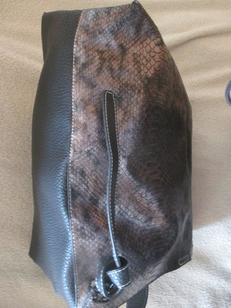 NEU und unbenutzt * Echt * Animal Look * Metallic- Leder * XL * Beutel * Umhänge * Hand * Shopper * TASCHE * Tote * Bag 