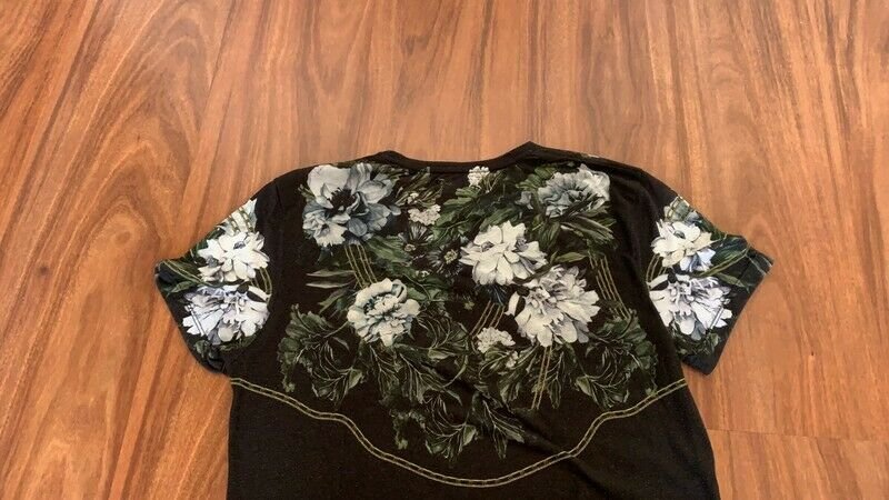 NEUw * Ausgefallen * Blumen * Blüten * Flower * Print * Damen oder Herren * Unisex * Kurzarm * Bodycon * T- Shirt 