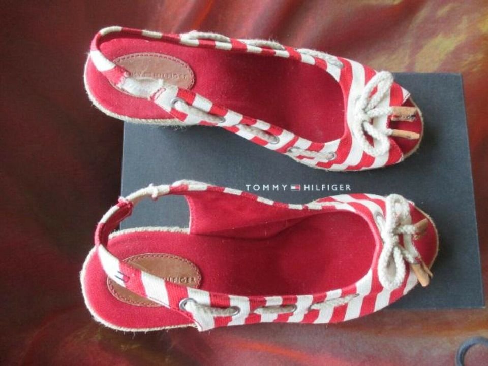 NEU * Maritim * Sailor * Marine * Navy- Style * Keilabsatz * Wedges * Sling * Sandaletten * Sandalen * Schuhe 