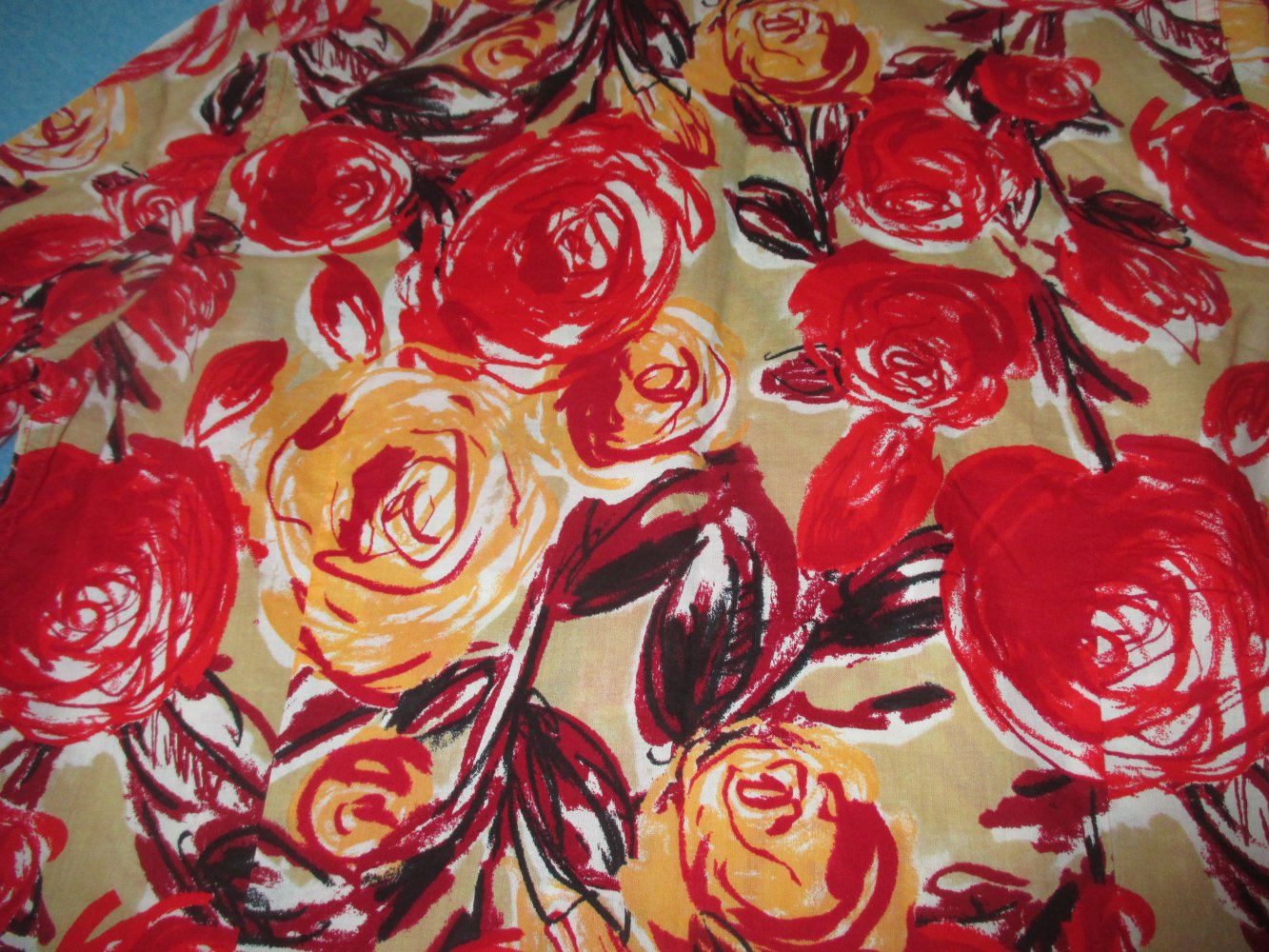  NEU mit Etikett * Rosen * Blumen * Blüten * Flower- Power * Langarm * Hemd- Bluse 