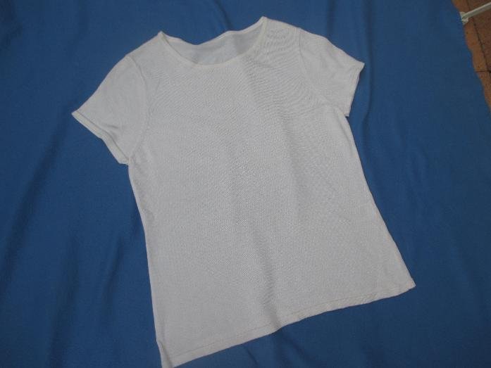 NEUw * Edel * Original VINTAGE * DESIGNER * seidig * mercerisiert * Baumwolle * Kurzarm * Feinstrick * Pullover * Gr. 40- 42/ M * weiß *