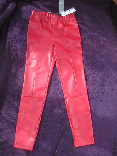NEU mit ETIKETT * Sexy * Leder- Imitat * Vegan * Gummizug * Skinny * Legging * Jegging * Hose 