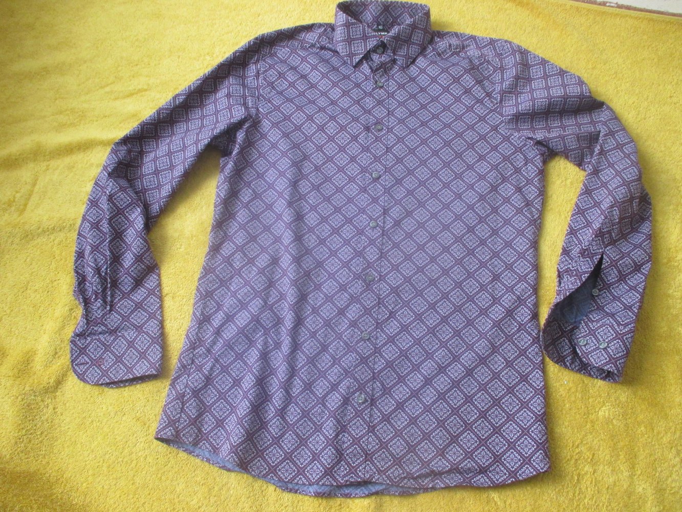 NEU * 70er Jahre Style * Business * Anlass * Freizeit * Ornamente * Langarm * Hemd 