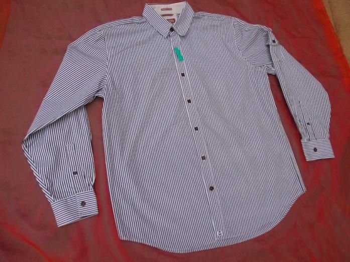 NEU mit ETIKETT * Praktisch * edel * Business * Freizeit * Langarm * Kurzarm * umwandelbar * Streifen * Hemd 