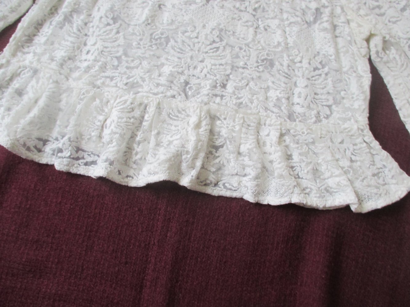   NEU * Boho- Romantik * Blumen * Blüten * Flower * Lace Spitzen * Volant * Baby- Doll * Tunika * Bluse 