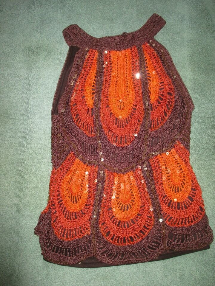 NEU * Ausgefallen * Boho * Hippie * Festival * Style * Glitzer Pailletten * Off Shoulder * Häckel * Top * T- Shirt 