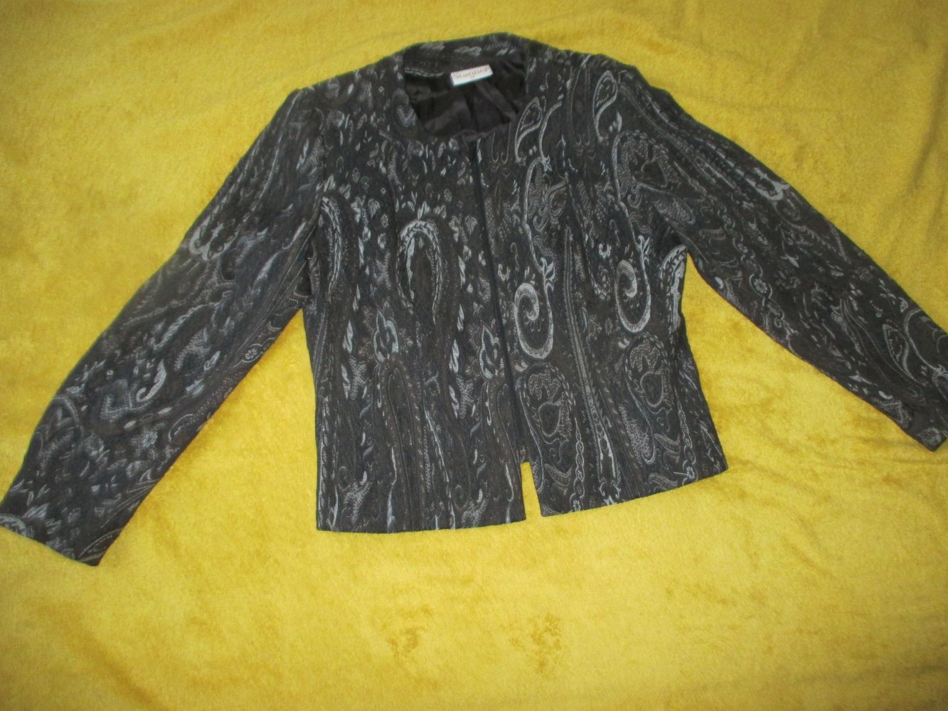 NEU * Original VINTAGE * Blumen * Blüten * Flower- Power * Gobelin * Jacquard * Anzug * Kostüm * BLAZER * JACKE 