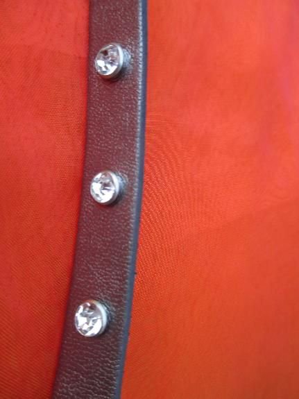  NEU mit ETIKETT * Antik Silber * Swakrovski * Strass * Kristalle * Nieten * Echt- Leder * Taillen * Gürtel 